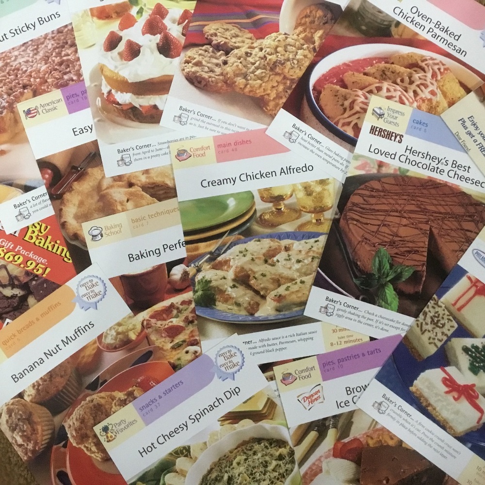 12 Easy to Bake Easy to Make Cards (Recipes)